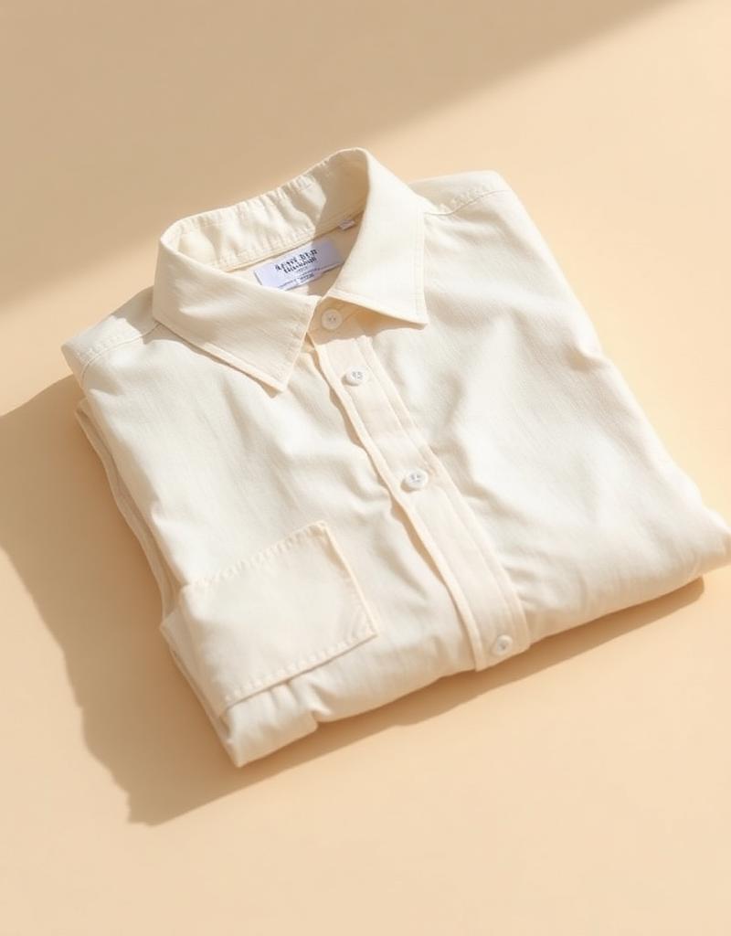 Cream linen shirt